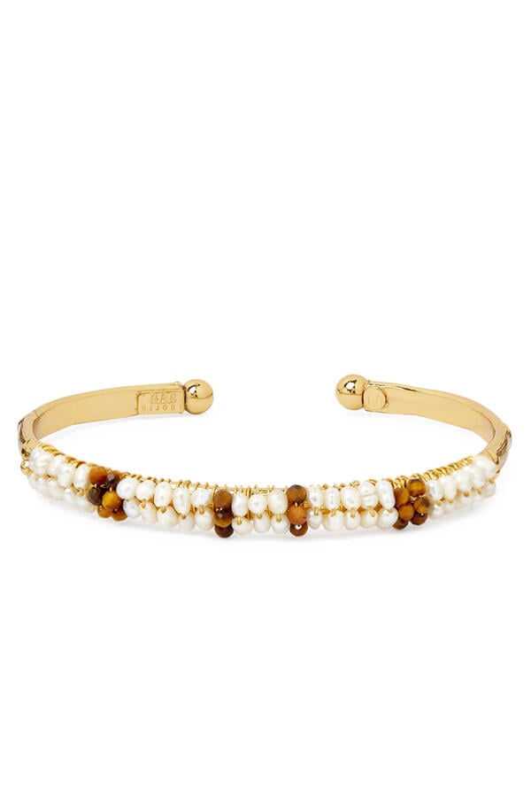 Large Lyre Bangle Bracelet