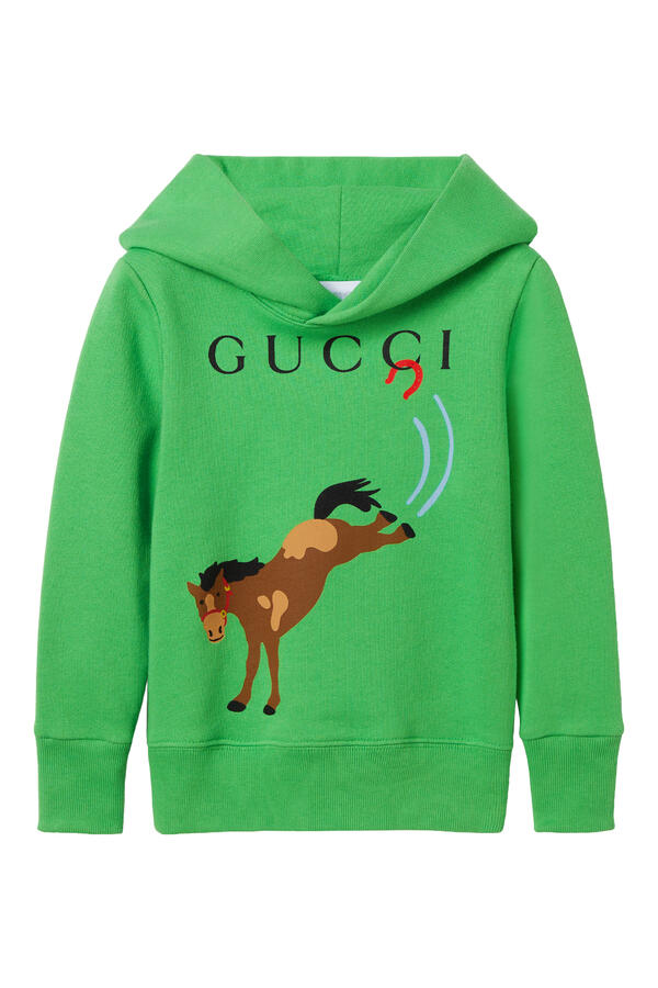 Kids  Felted Cotton Sweatshirt