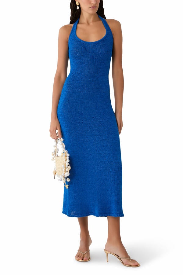 Bianca Cotton-Blend Maxi Dress