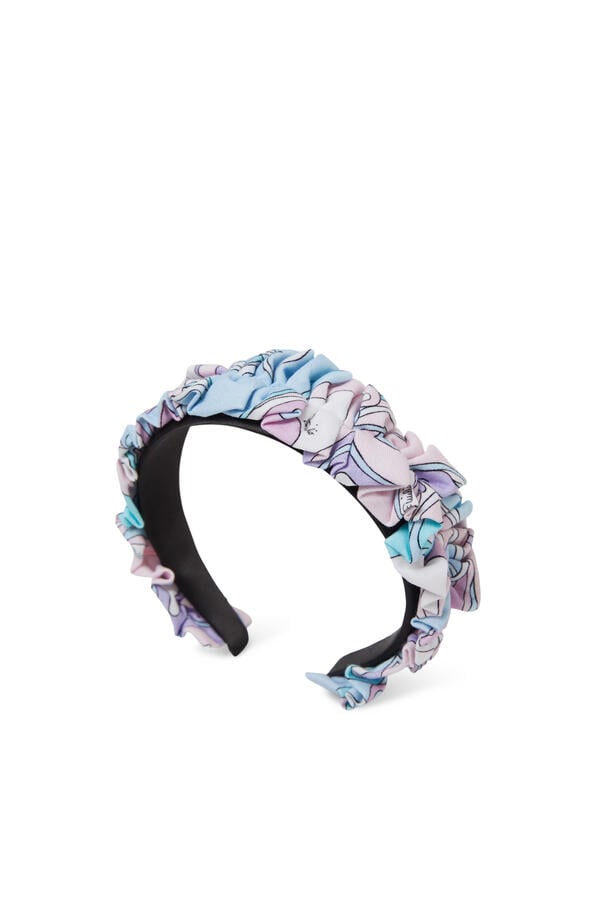 Kids Ruffle-Detail Printed Headband