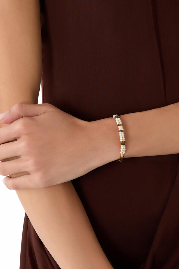 Large Lyre Bangle Bracelet