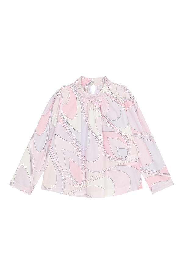 Kids Marmo Print Shirt