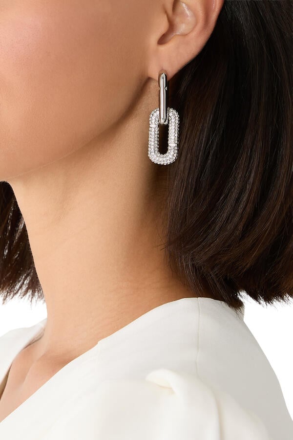 Pop J Marc Pave Drop Earrings