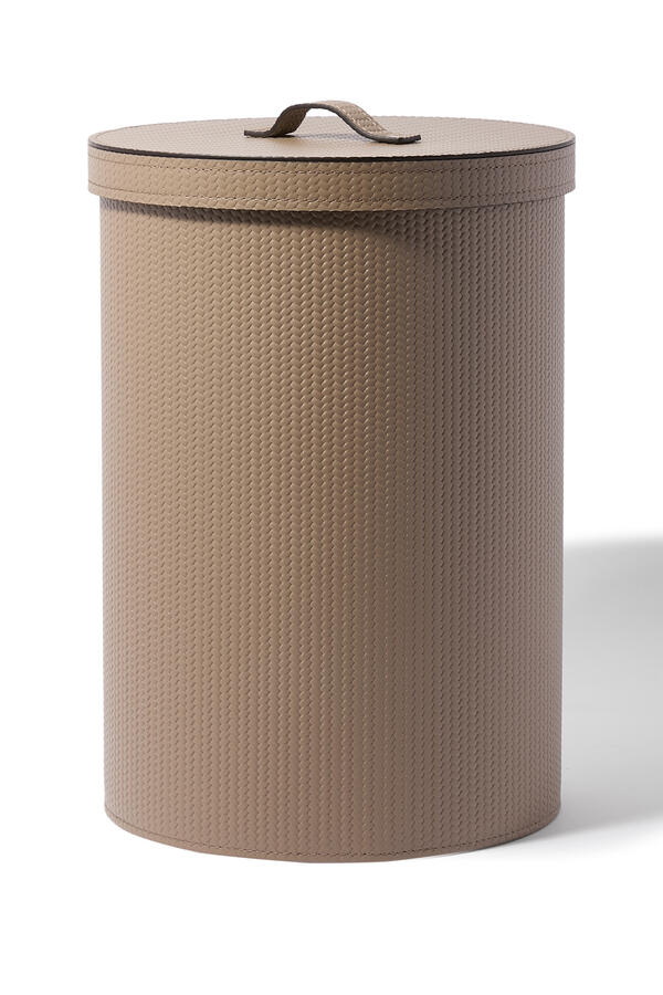 Woody Round Waste Bin