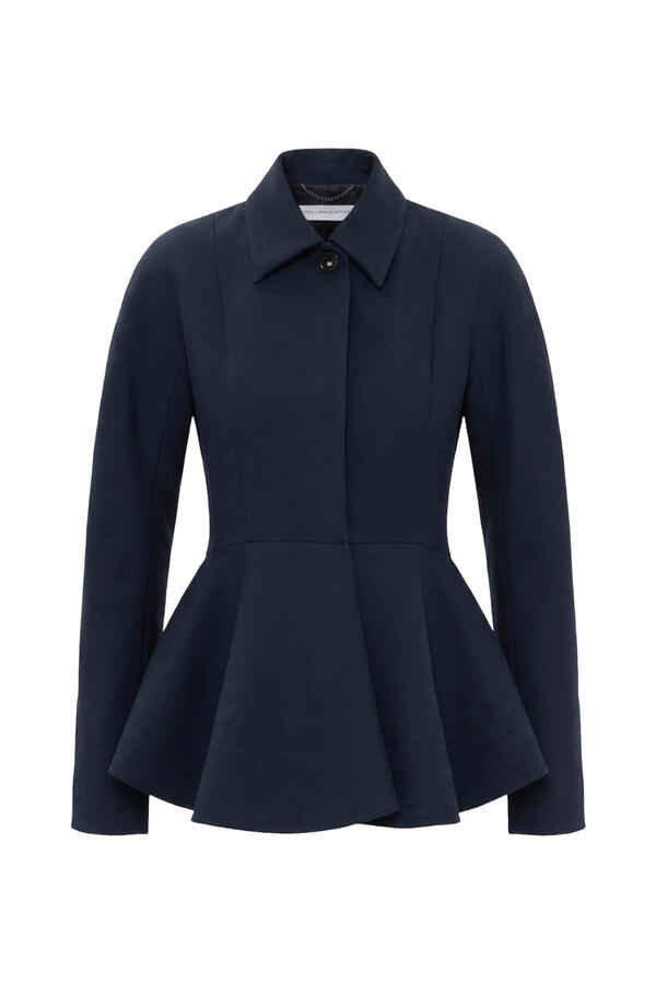Crepe Peplum Jacket