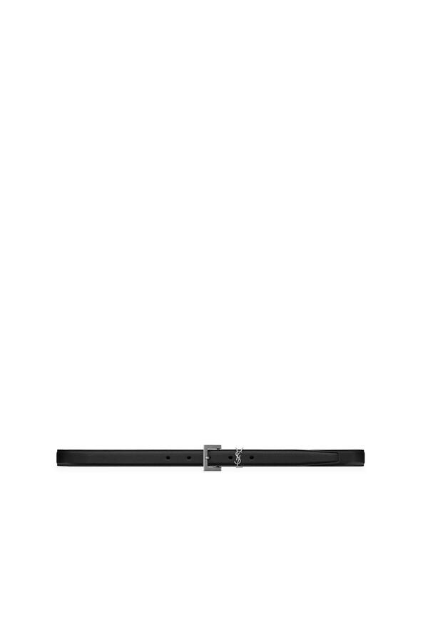 Cassandre Thin Belt in Smooth Leather