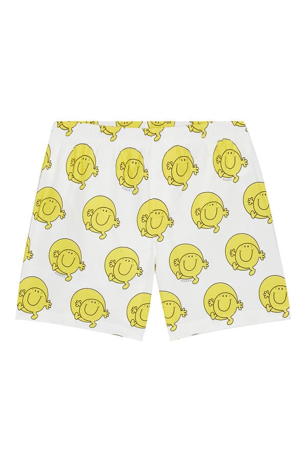 Kids Printed Nylon Swim Shorts