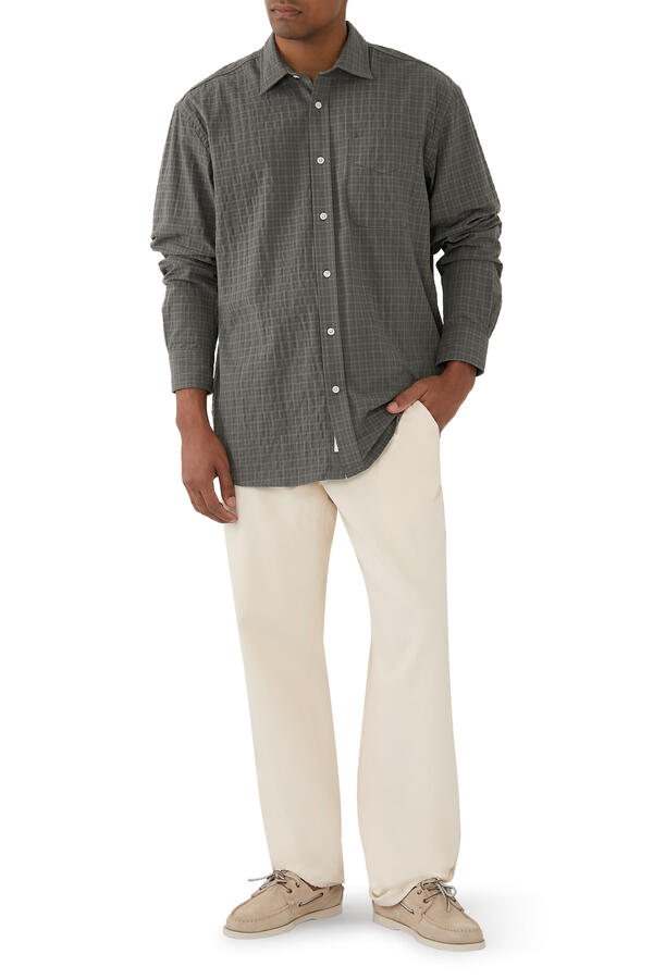 Scout Relaxed Fit Micro Check Shirt