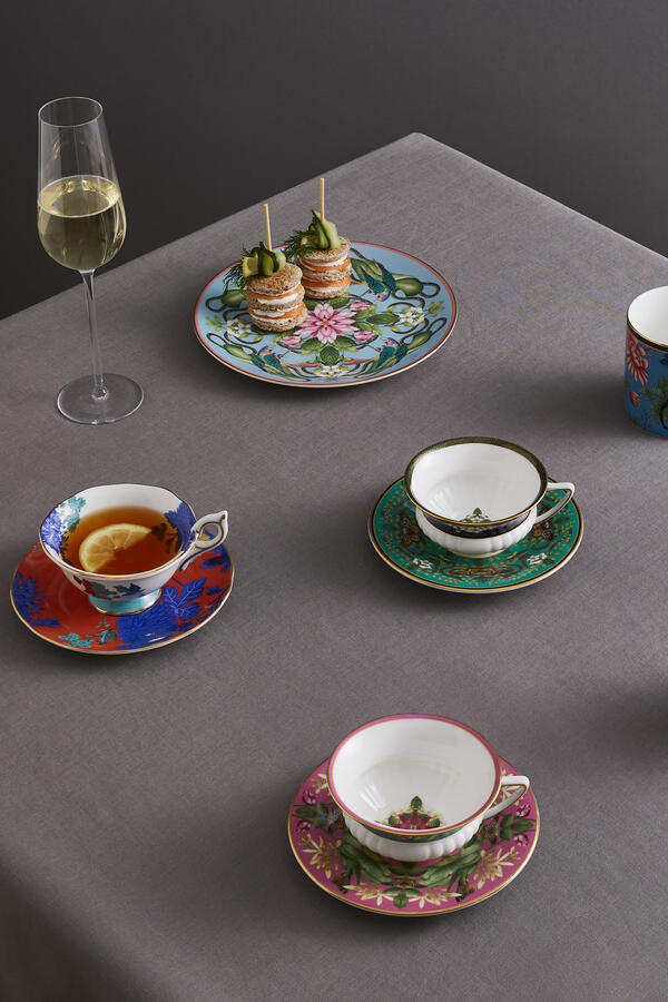 Wonderlust Pink Lotus Teacup & Saucer