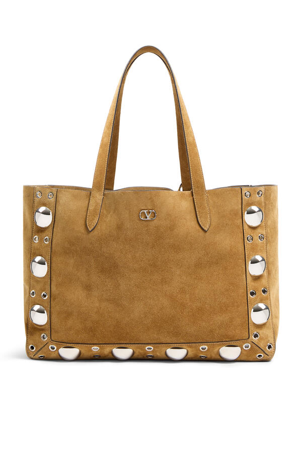 Medium Nellcôte Suede Shopping Bag