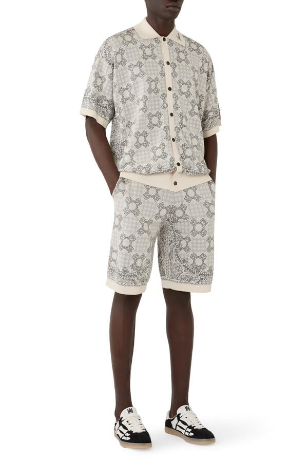 MA Quad Check Mesh Knit Shorts