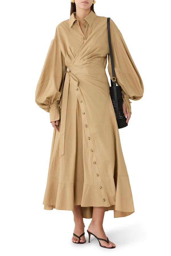 Rebellion Poplin Midi Dress