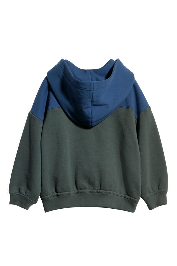 Kids Felted Cotton Zip Sweatshirt