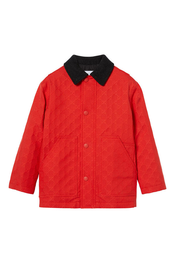 Kids GG Cotton Gabardine Jacket 