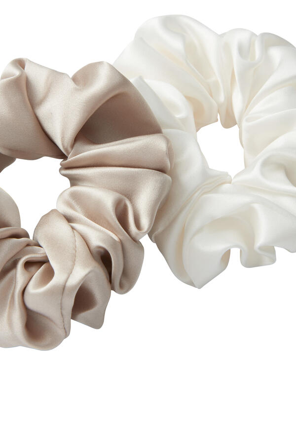 Silk Sleep Scrunchies, Set of 2
