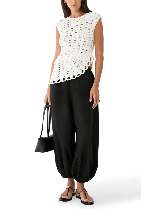 Saez Asymmetric Sleeveless Top