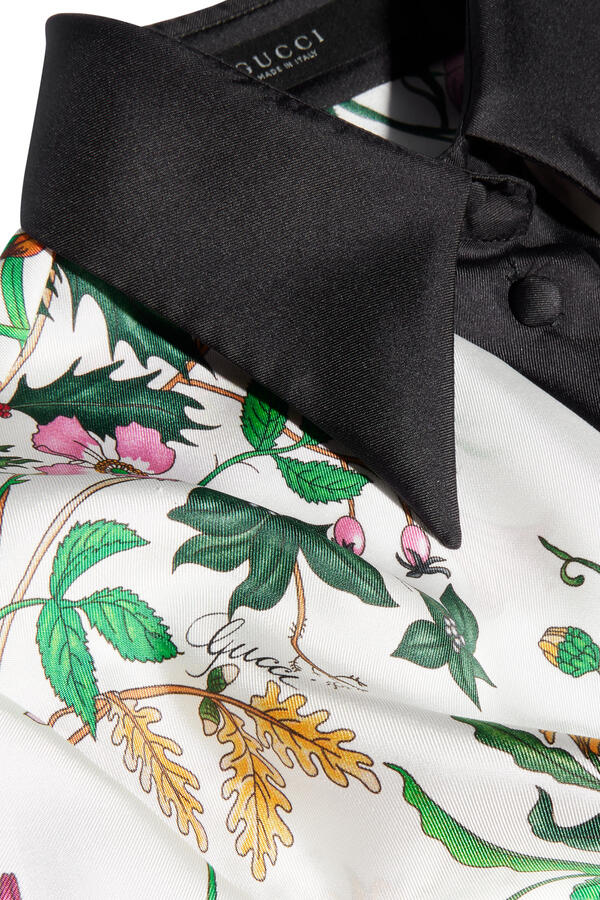 Printed Silk Shirt 