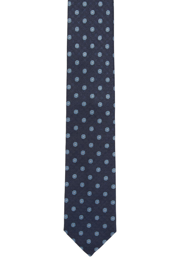 Floral Woven Shantung Silk Tie