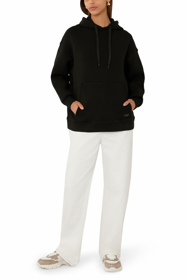 White Edition Scuba Fabric Hoodie