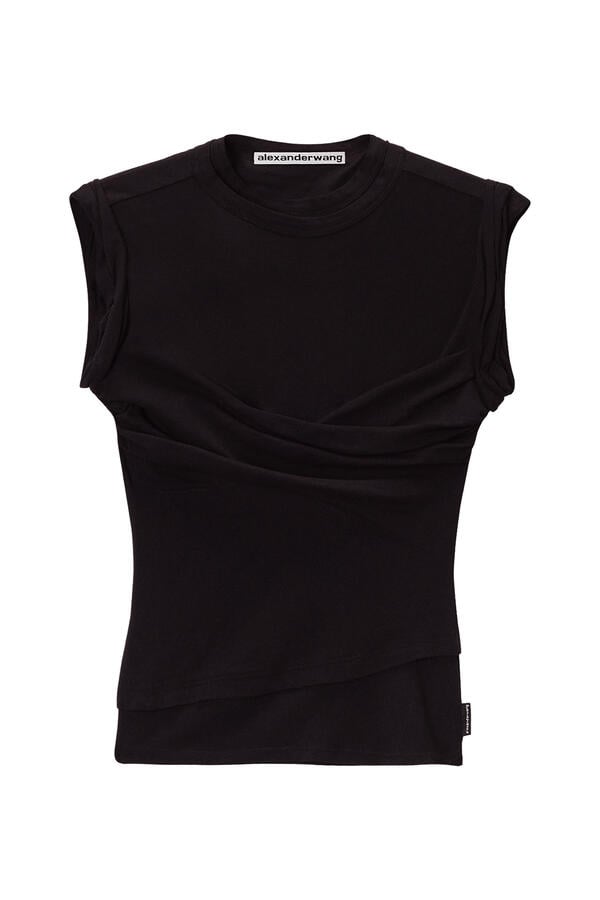 Twisted Bust Layered Tank Top