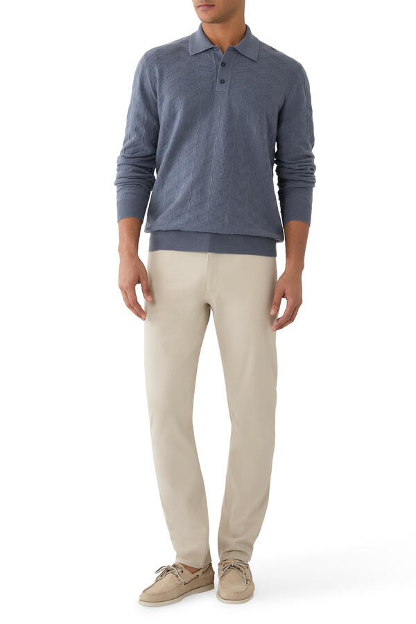 Resort Polo-Collar Sweater 