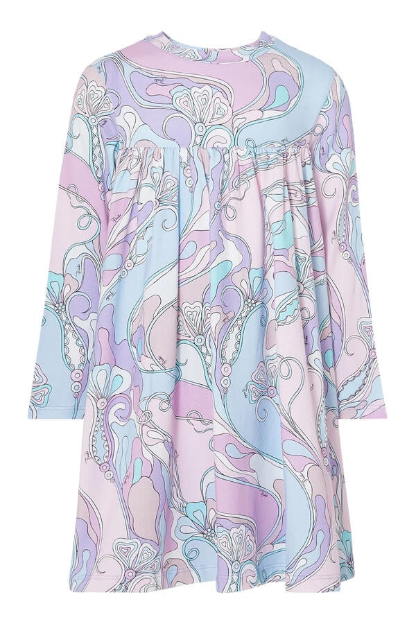 Kids Marmo-Print Dress