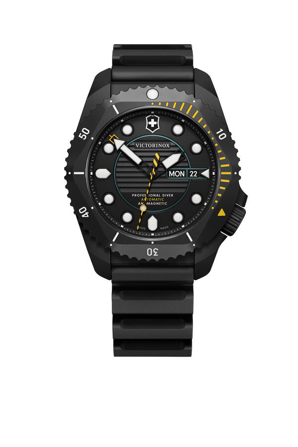Dive Pro Automatic Watch, Rubber & Titanium, 43mm