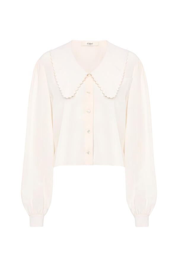 Puff-Sleeve Blouse 