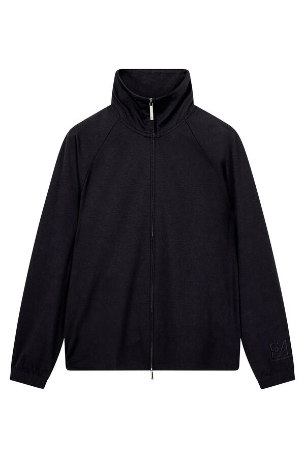 Interlock Jersey Full-Zip Sweatshirt