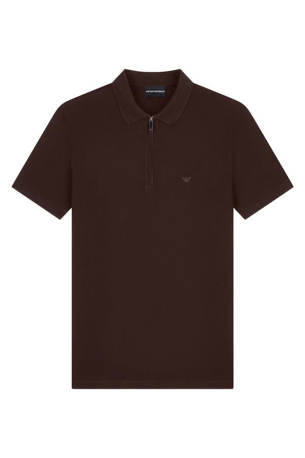 Partial Zip Polo Shirt
