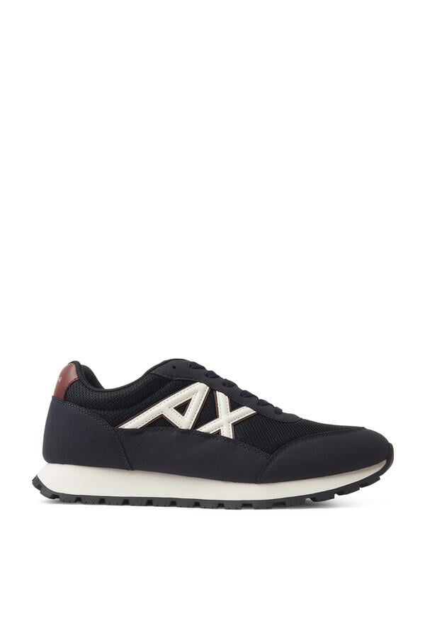 Drop Side AX Logo Low-Top Sneakers