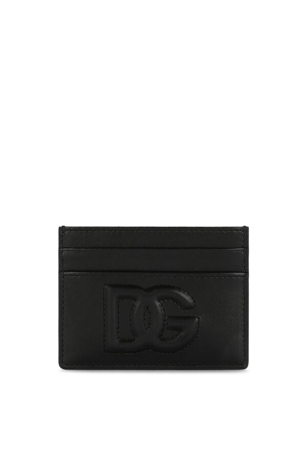 Calfskin DG Logo Card Holder