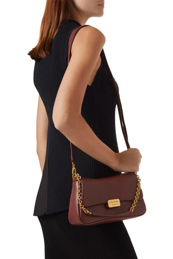 Soft Leather Shoulder Bag 