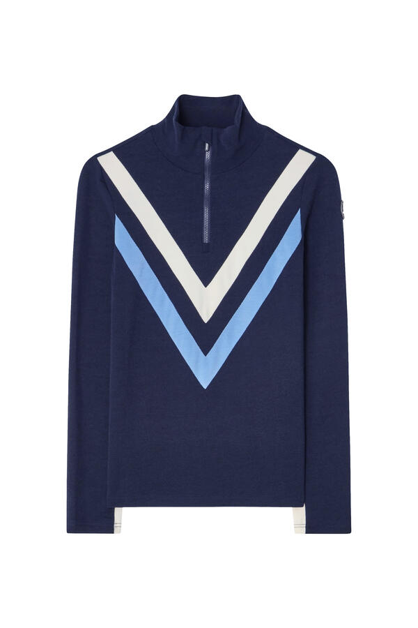 Voss Chevron Quarter Zip Sweater 