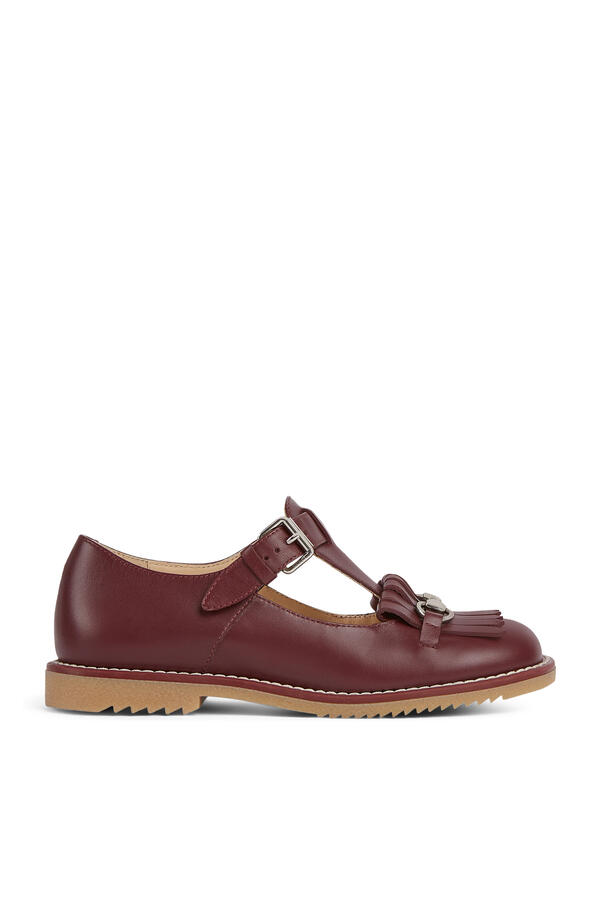 Kids Horsebit Fringe Detail Moccasins