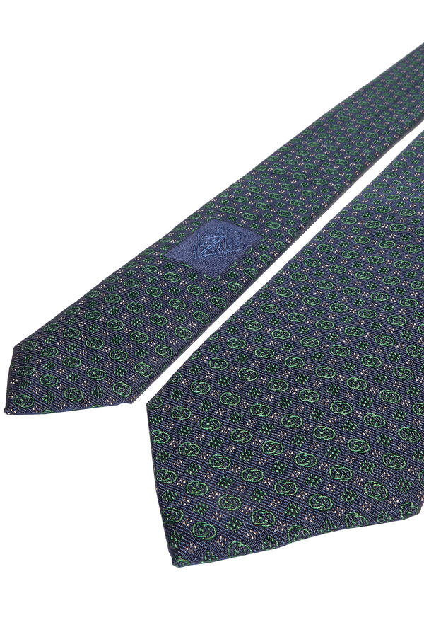 Interlocking G Silk Jacquard Tie