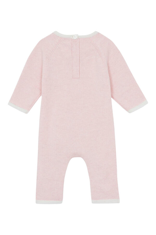 Kids Teddy Bear Embroidery Long Jumpsuit