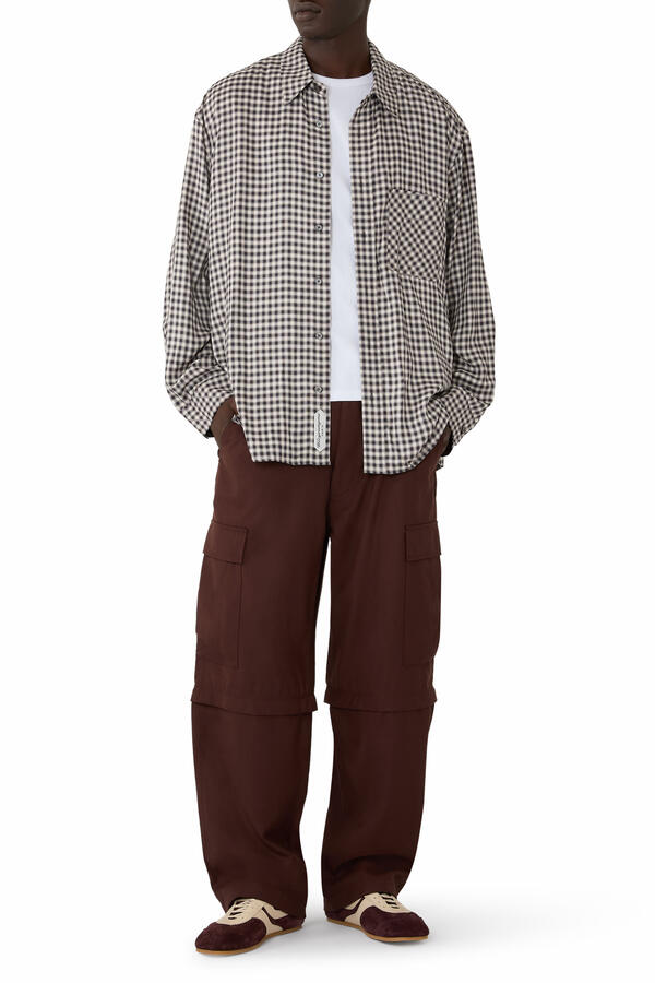 Modal Check Shirt