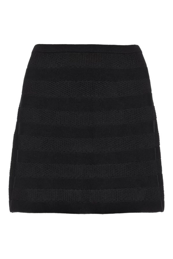 Intervalle Pointelle-Knit Mini Skirt