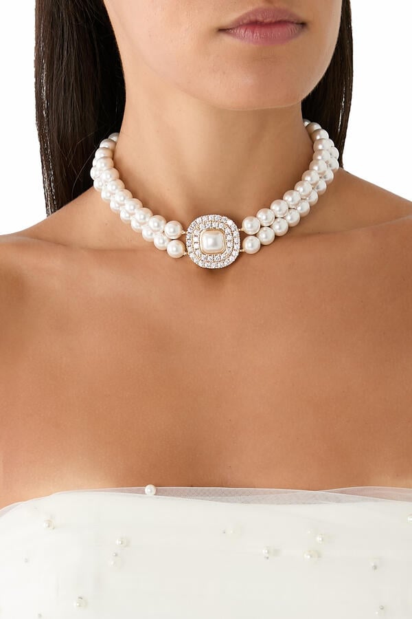 Crystal Pearl Choker