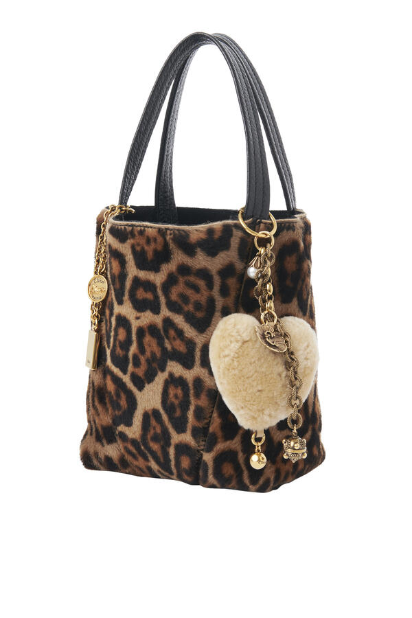  Symbols Heart Shearling Bag Charm