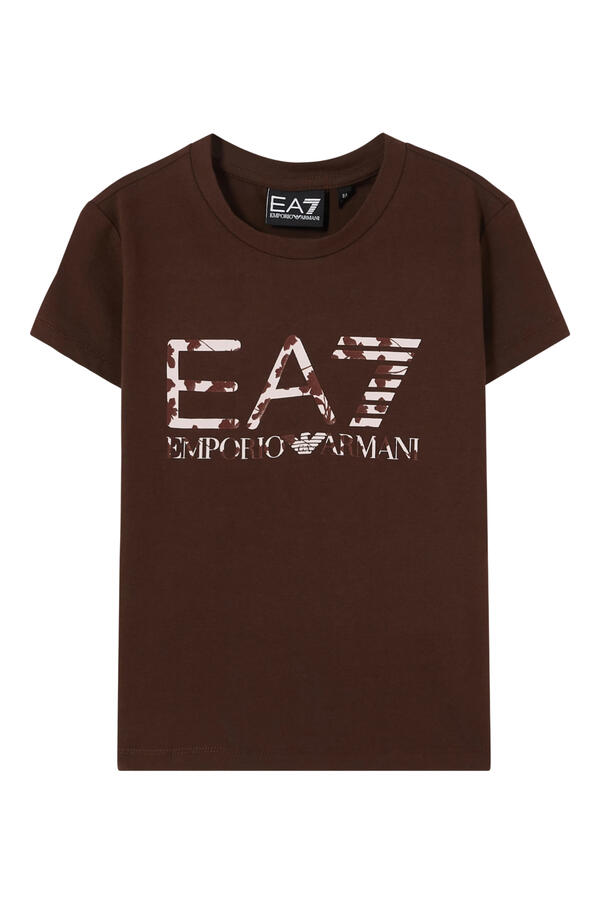Kids EA7 Logo T-Shirt