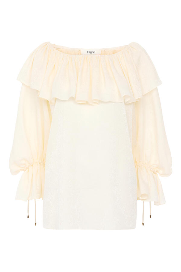 Fluid Ruffle Top