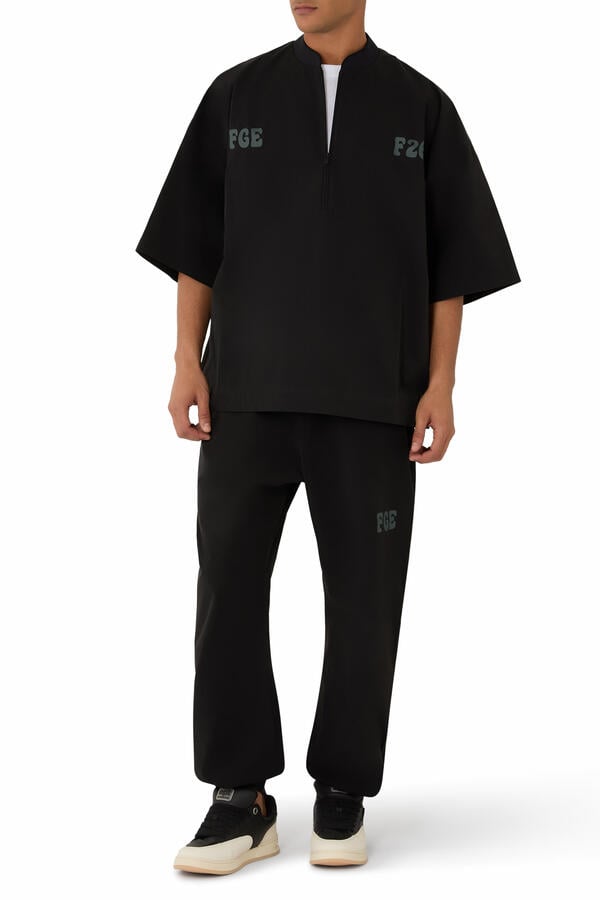 Half-Zip Baseball Shirt