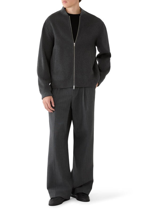 Wide Pleated Trousers