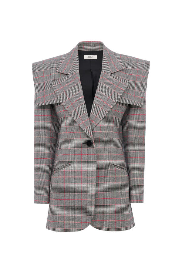 Single-Breasted Tailored Jacket
