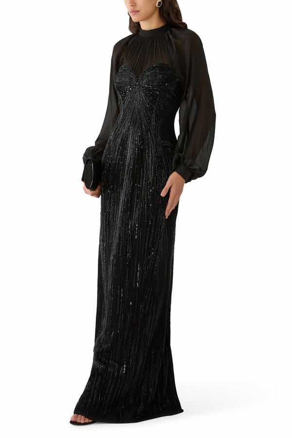  Cosmic Blouson Gown