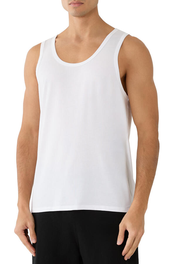 Cotton Stretch Blend Tank Top, Set of 3
