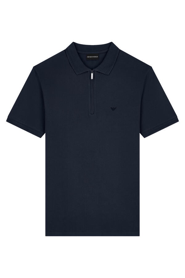 Partial Zip Polo Shirt