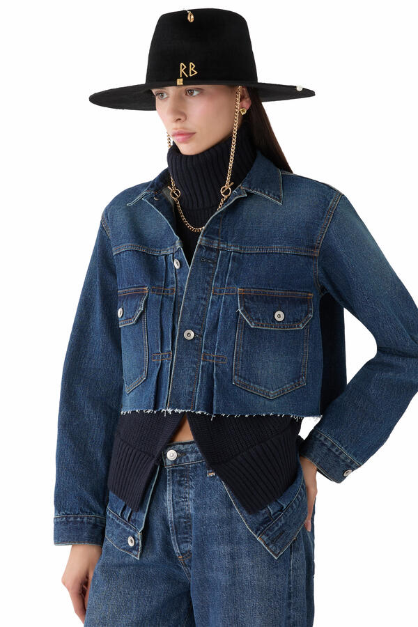 Chain Strap Fedora Hat 